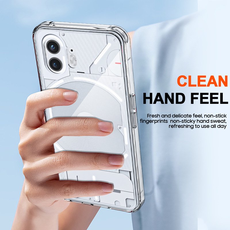 Crystal Clear TPU Soft Mobile Phone Case for Nothing Phone 1 2 2a Luxury Transparent Back Cover