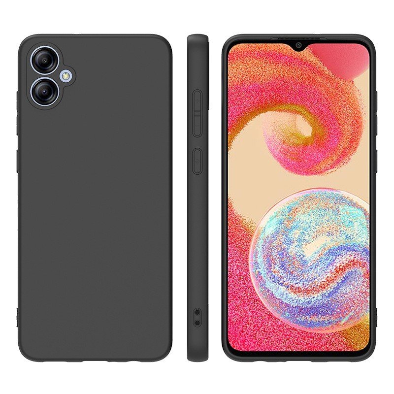 Black matte tpu mobile phone cases soft solid color cell phone case for Samsung Galaxy A04 A04e A04s A13 A23 A33 A53 A73 F13