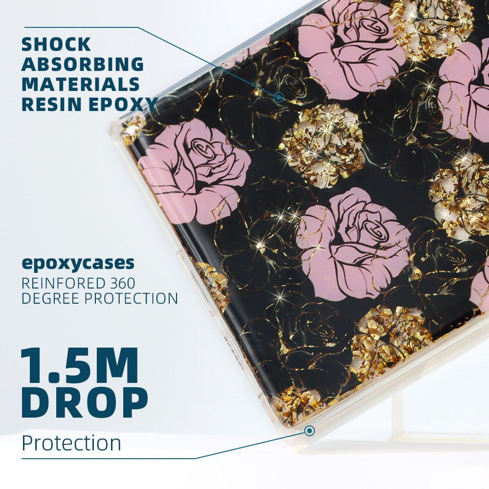 for Galaxy S24 S23 Ultra Phone Case UV Printing Glitter Bling Shockproof Mobile Phone Cases for Samsung s24 s23 s22 ultra case