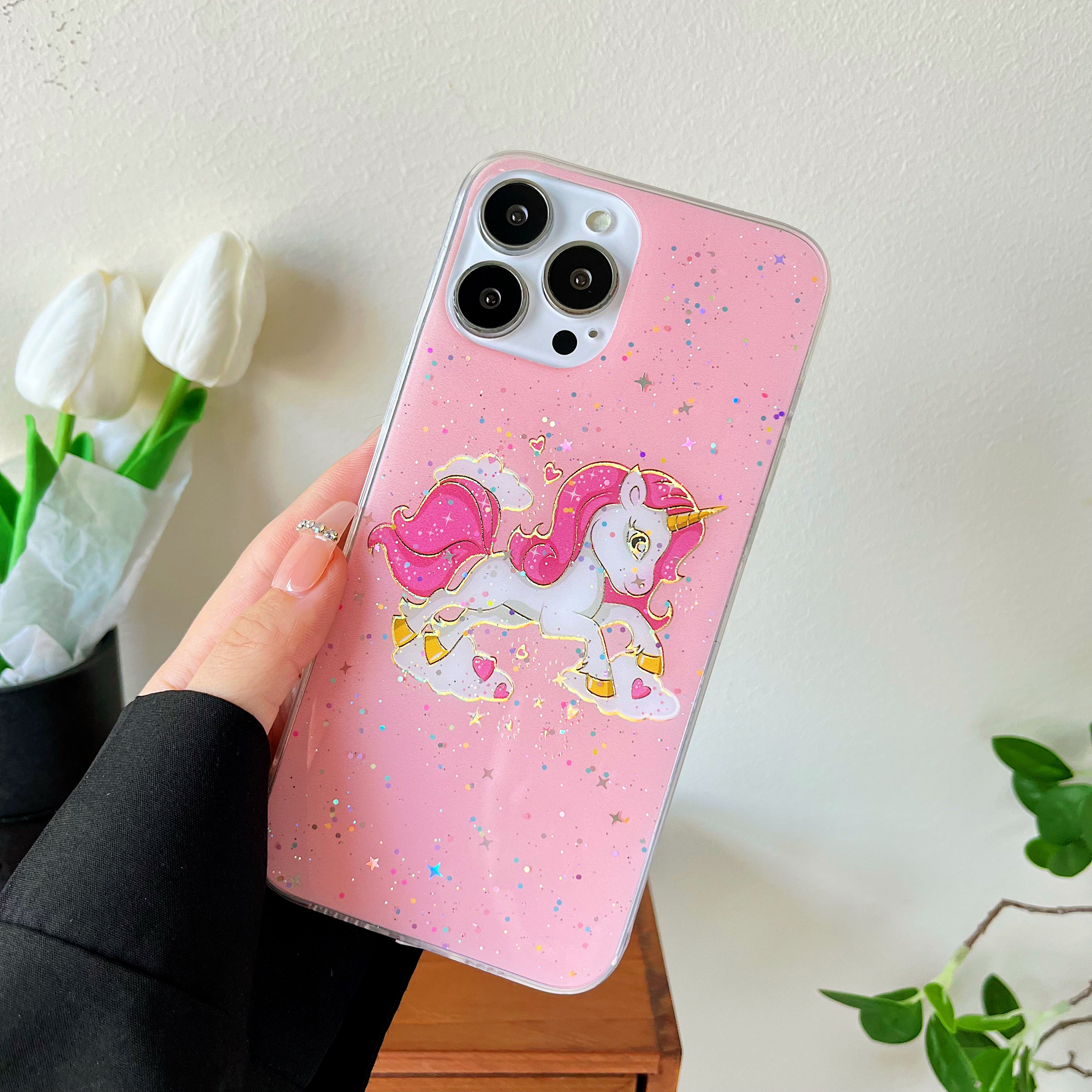 High Fashion Girls New 3D Cartoon Phone Case for iPhone15 15 Pro Max Galaxy S21 Ultra Includes Screen Protectors