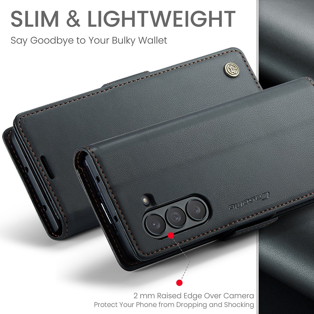 PU Leather Wallet Function Mobile Phone Case Card Slot Shockproof Phone Case For Galaxy Z Fold 6