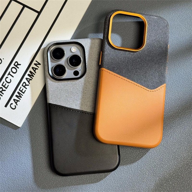 Luxury PU Leather Magnetic Phone Case For iPhone 16 15 14 13 12 Pro Max Built in Card Slot Anti Drop Shockproof Protective Cover