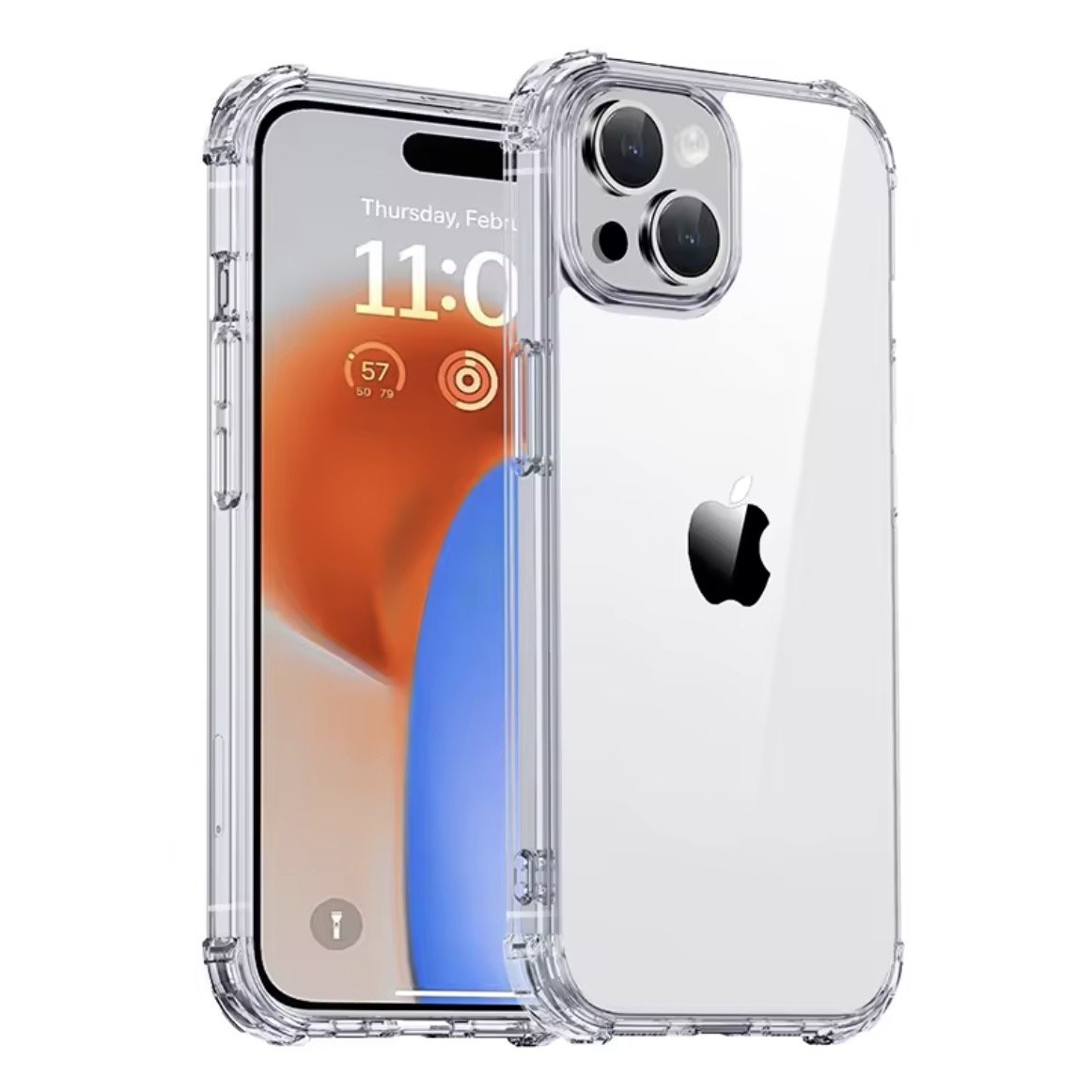 Ipkay 2.0mm Crystal Shockproof Mobile Phone Case Cover Accessories For iPhone 16 Pro Max Phone Case For iPhone 15 Pro 14 13 12