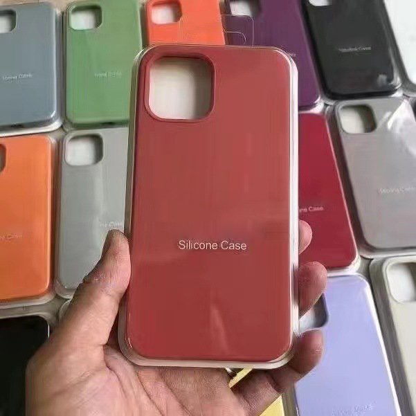 for iPhone Apple 16 Silicone Case Customized Logo Liquid Silicone Cover Microfiber Silicon Back Shell for iPhone 16 15 14 13 12