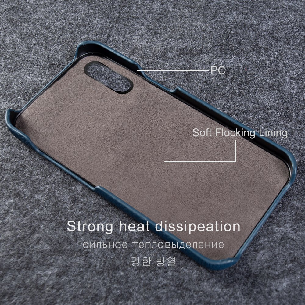 Real Genuine Leather Mobile Phone Case for Samsung A70 Durable and Stylish Leather Case for Samsung Phones