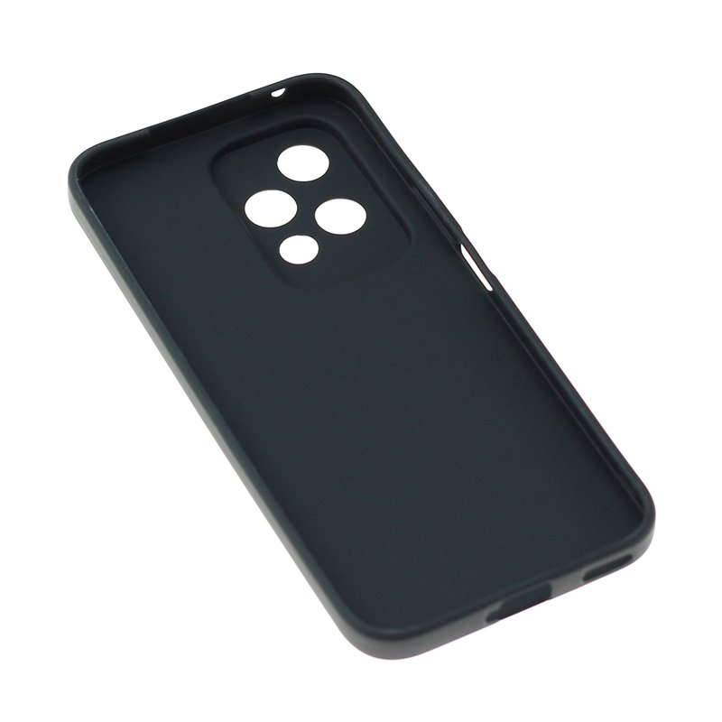 Manufacturer Wholesale Matte TPU Cases Soft Frosted Back Cover Silicone Mobile Phone Case For Honor 200 Lite 5G Black