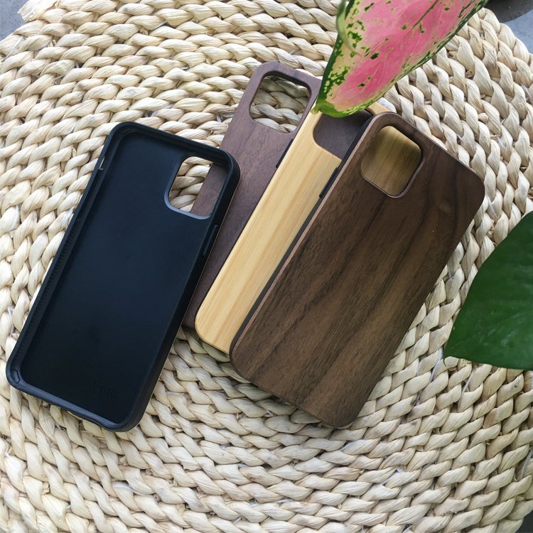 Custom Real Blank Bamboo Backwoods Cork Wooden Tpu Pc Mobile Cell Phone Case Cover For iPhone Xs Max 11 12 13 14 15 16 Pro Max