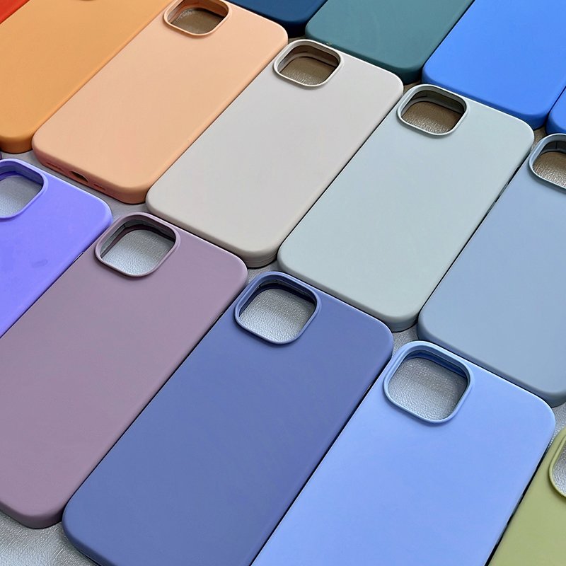 Smartphone Liquid Silicone Phone Case Manufacturer Biodegradable Mobile Phone Cases For iPhone 12 13 Mini 14 15 16 Plus Pro Max