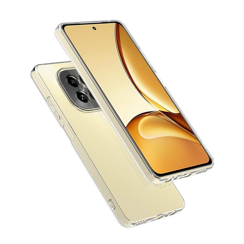 Lightweight transparent case for Realme 12 5G 12x C65 Narzo 70 Pro 70x N65 P1 Pro protect mobile phone washable anti-yellow