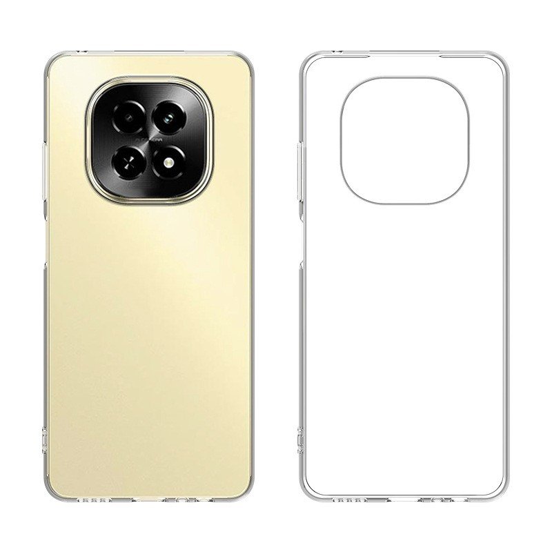 Lightweight transparent case for Realme 12 5G 12x C65 Narzo 70 Pro 70x N65 P1 Pro protect mobile phone washable anti-yellow