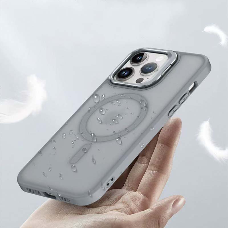 Best Selling Foldable Holder Stand Frost Matte Translucent Magnetic Safe Ring Phone Case for iPhone 16 15 14 13 12 Pro Max