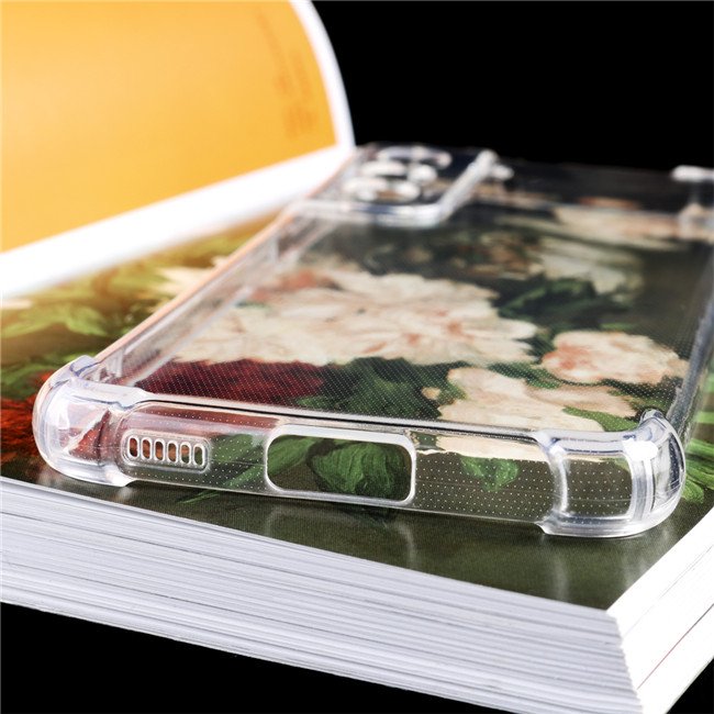 Transparent Soft TPU Phone Case For Samsung Galaxy S24 Ultra S23 FE S22+ S21 S20 Four Corner Clear Shockproof Cell Phone Cover