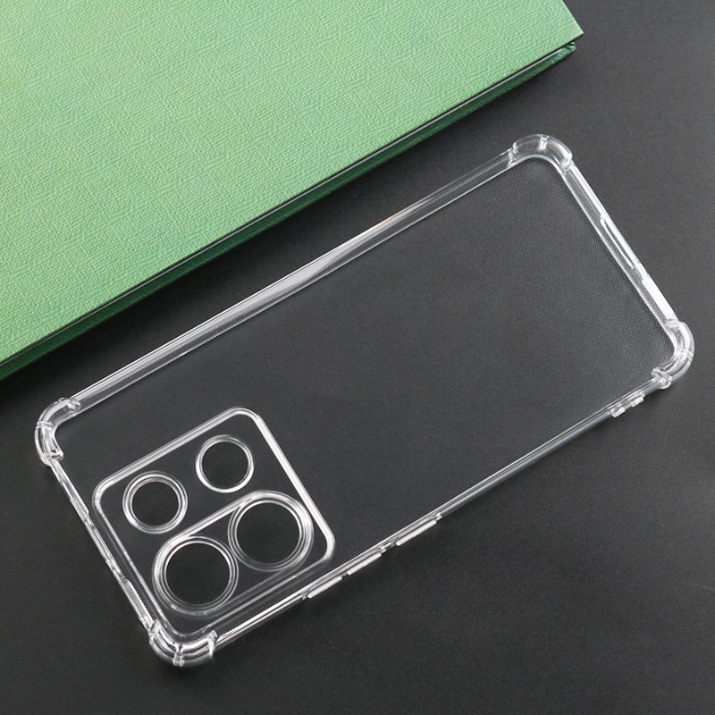 Clear Soft Silicone Phone Case for Motorola Edge 50 Neo Shockproof Protector Cover