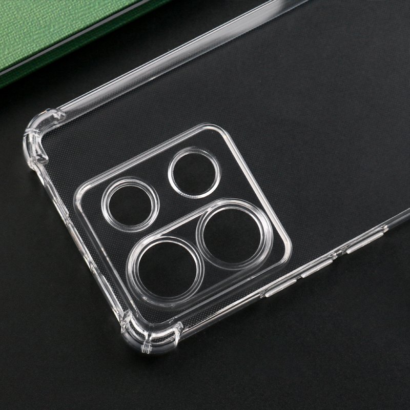 Clear Soft Silicone Phone Case for Motorola Edge 50 Neo Shockproof Protector Cover