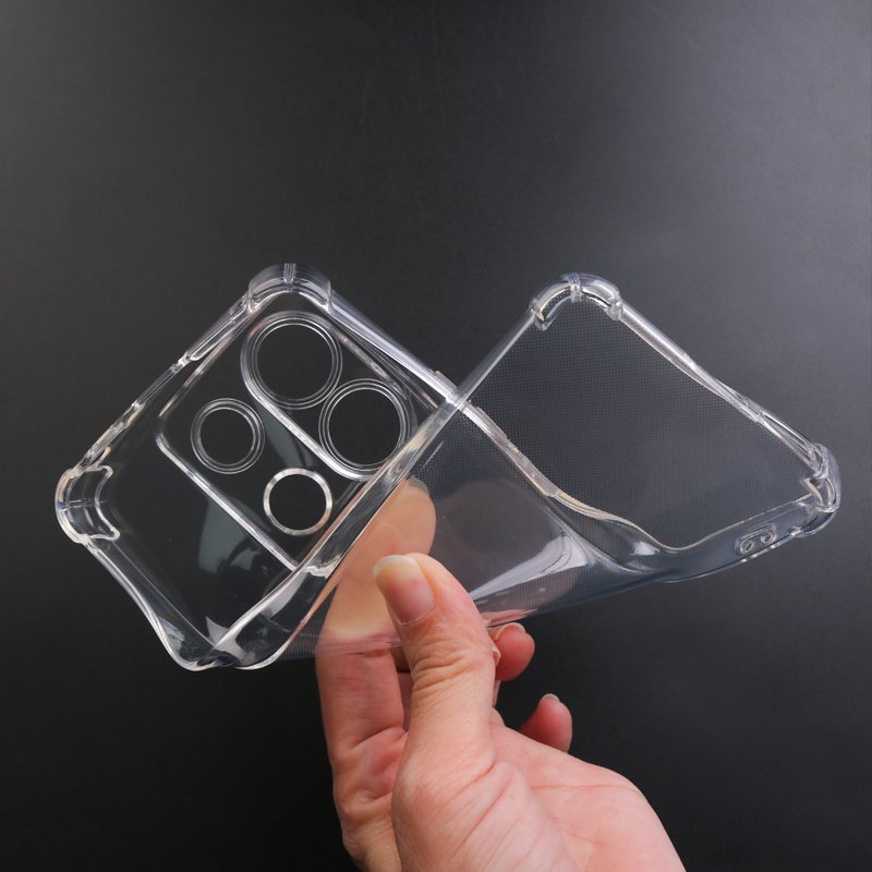 Clear Soft Silicone Phone Case for Motorola Edge 50 Neo Shockproof Protector Cover