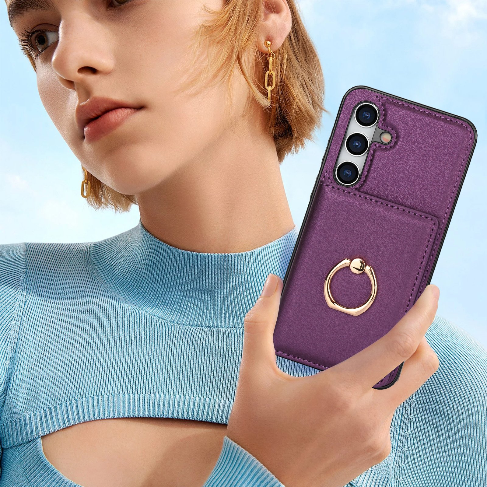 2024 Pu Leather Mobile Phone Cases For Samsung A51 A52 A53 A54 A55 Wallet Case With Card Slot