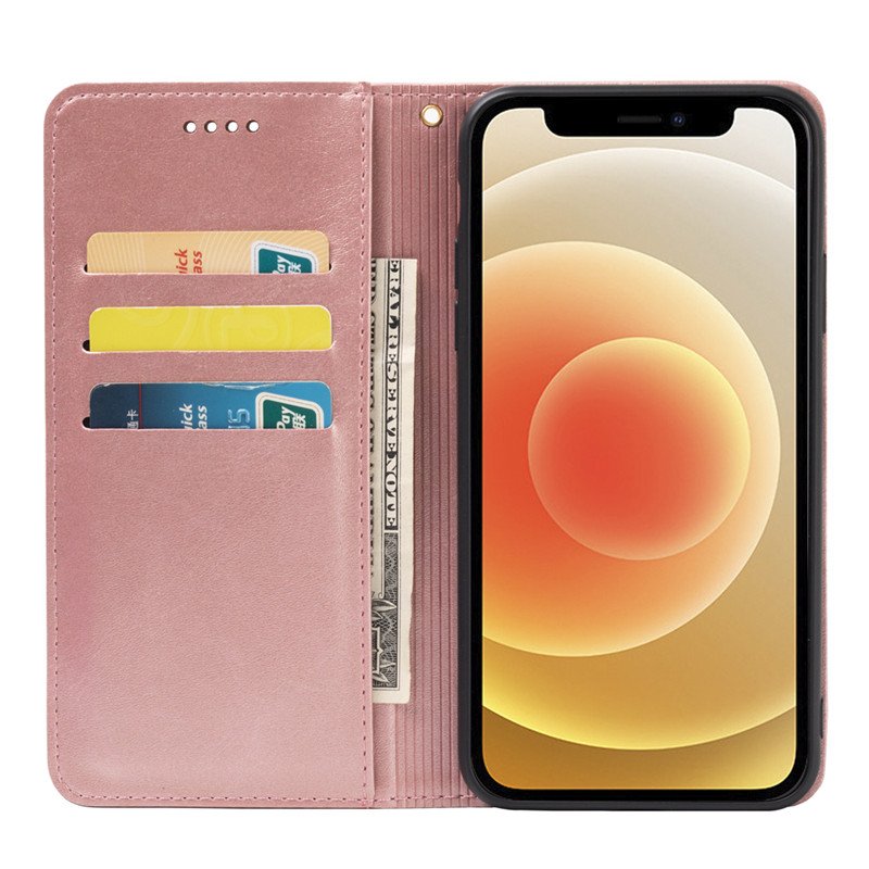 Luxury Leather Phone Case For iPhone 15 14 Pro 13 12 mini 11 XS XR 6 7 8 Plus SE 2022 Magnetic Flip Wallet Books Cover