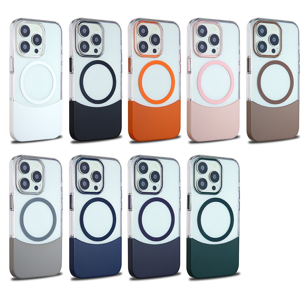 Lovely Girly Women Mobile Phone Case Hard PC Splicing up and down Cell Phone Case For IPhone 13 pro Cell Cover Double Color