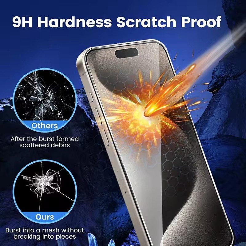 9H 2.5D Full Cover Anti-Scratch Tempered Glass Hd Clear Phone Screen Protectors For Iphone 15 14 13 12 11 X Mini Pro Max