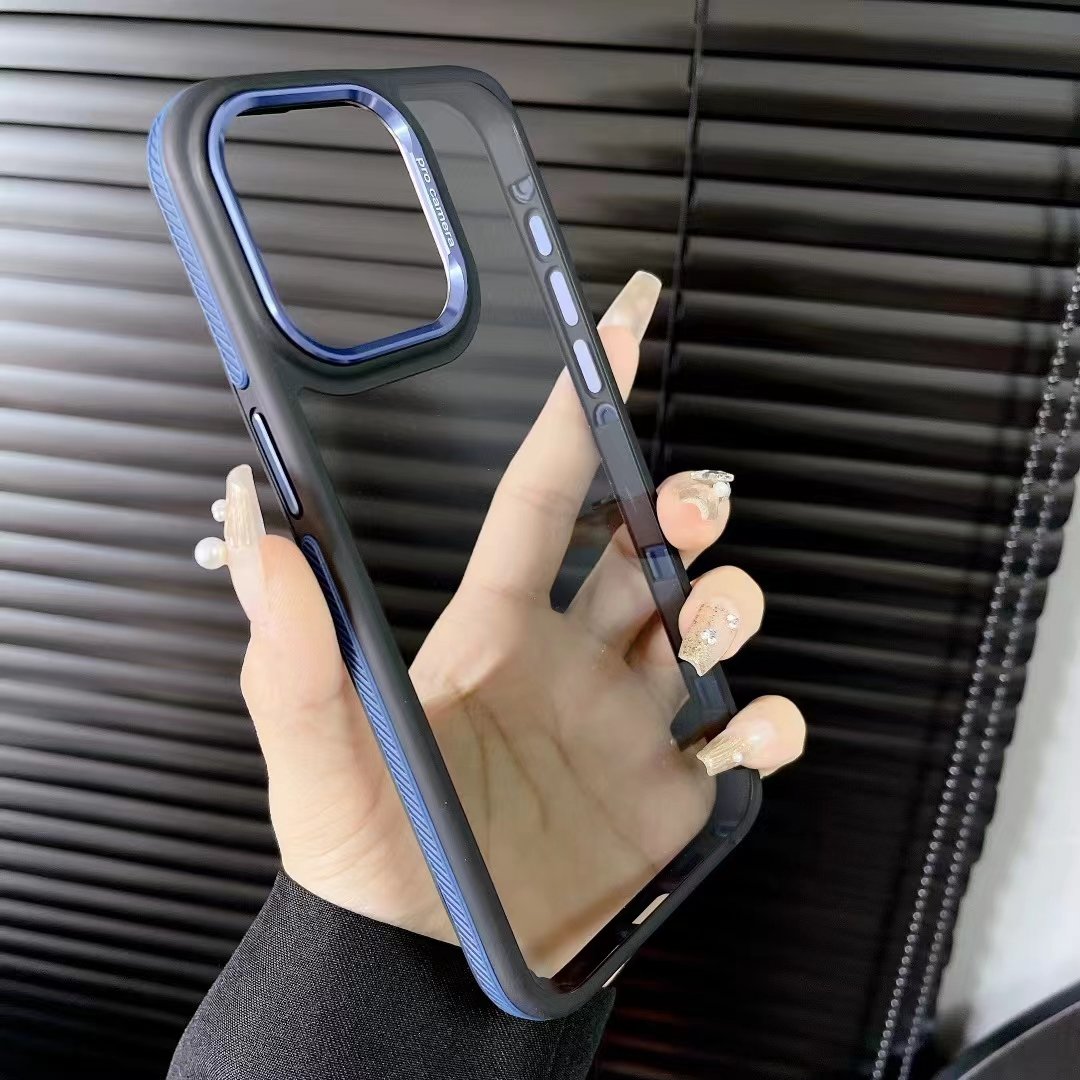 New Designer Clear TPU Acrylic Shockproof Fundas iPhones XR 11 12 13 14 16 15 Pro Max Promax Premium Business Mobile Phone Cases