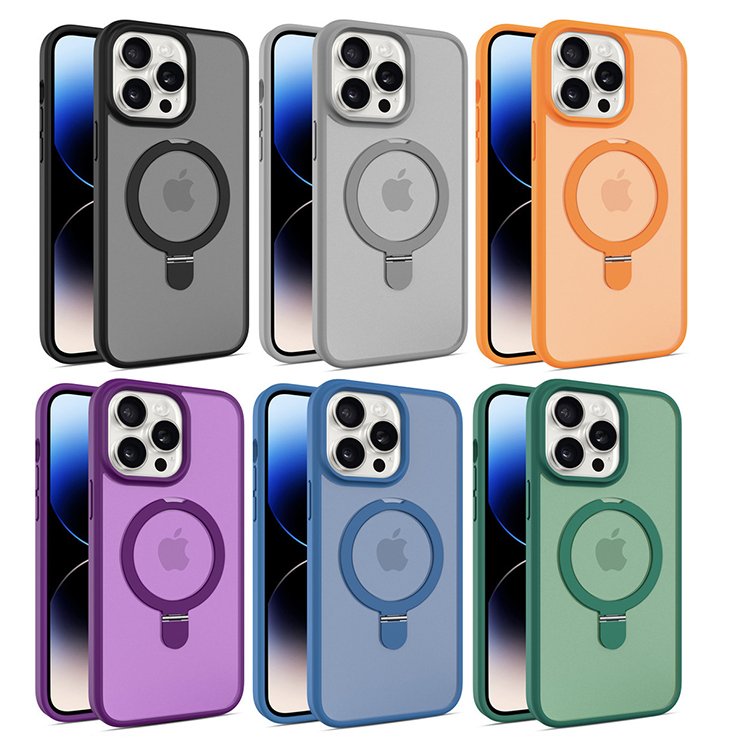 Fashion designer cases for iphone 14 15 16 pro frosted matte magnetic case with camera glass protector for iphone 16 pro max 16