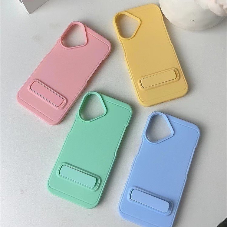 2024 New Design Mobile Phone Case for iPhone 16 Pro Max 15 14 13 12 11 Case with Holder Shockproof TPU Mobile Back Cover