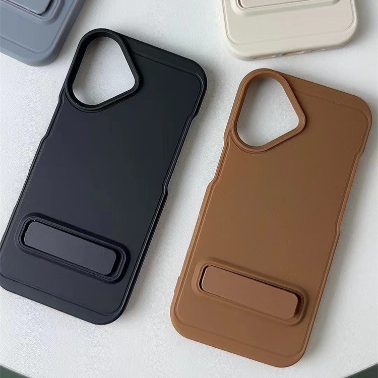 2024 New Design Mobile Phone Case for iPhone 16 Pro Max 15 14 13 12 11 Case with Holder Shockproof TPU Mobile Back Cover