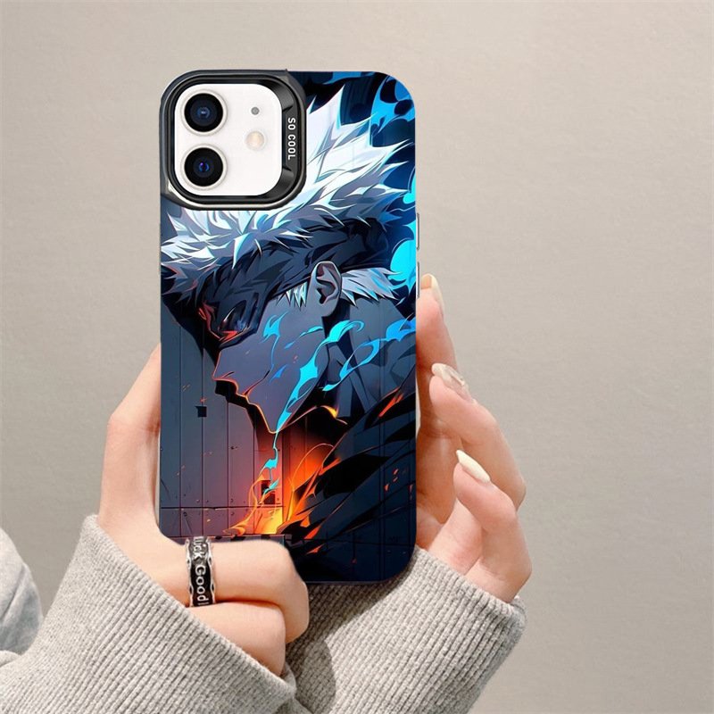 Fashion Anime Manga Kaisen Jujutsu Print Cartoon Mobile Phone Case Back Cover For iPhone XS XR 11 12 13 14 15 pro max