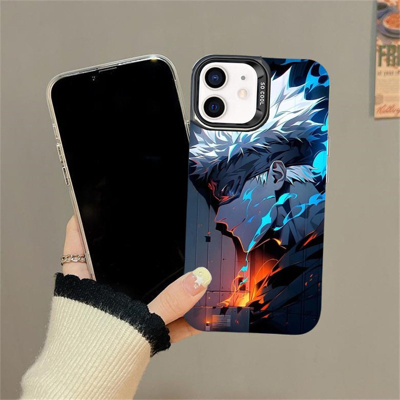 Fashion Anime Manga Kaisen Jujutsu Print Cartoon Mobile Phone Case Back Cover For iPhone XS XR 11 12 13 14 15 pro max