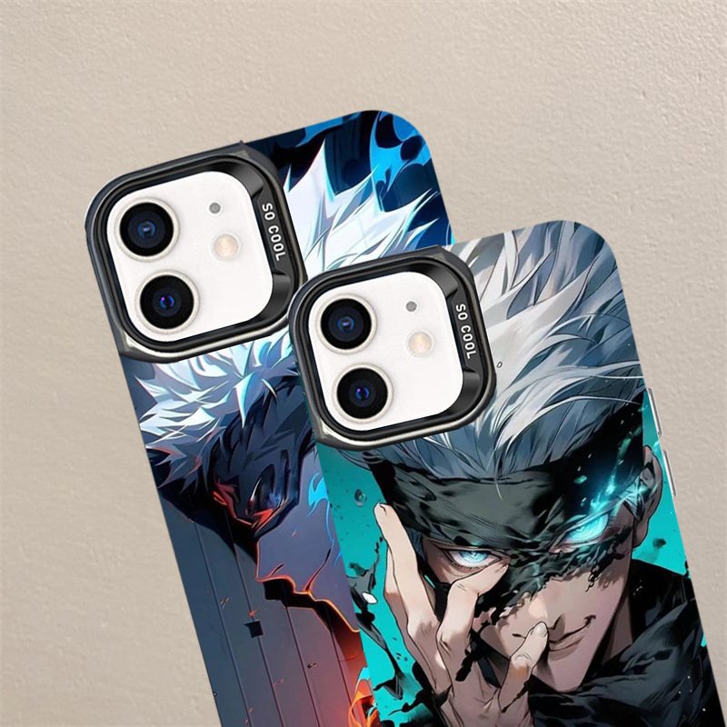 Fashion Anime Manga Kaisen Jujutsu Print Cartoon Mobile Phone Case Back Cover For iPhone XS XR 11 12 13 14 15 pro max