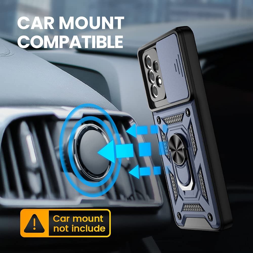 Sliding Lens Phone Cases For TCL 30XE 5G 30Z 30SE 30E 305 306 Camera Protection Ring Holder Back Cover Waterproof Magnetic