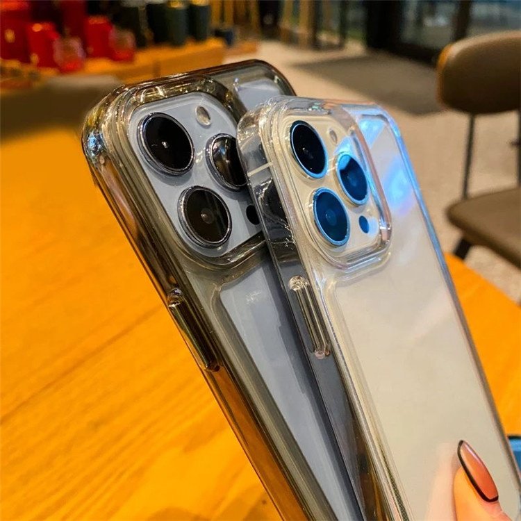Wholesale Shockproof Clear Hard Acrylic Camera Protective Transparent Cover Case For iPhone 16 15 Pro 14 13 11 12 Pro Max XR XS