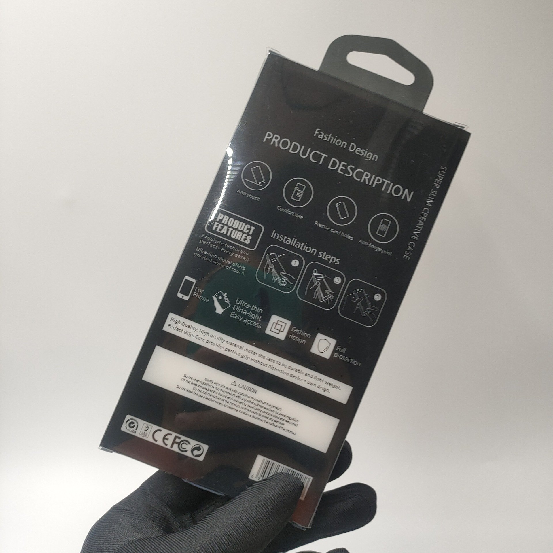 Customized Brand Logo Plastic Phone Case Packaging Retail Gift Box Phone Cover Package Box For All Mobile Phone Cases
