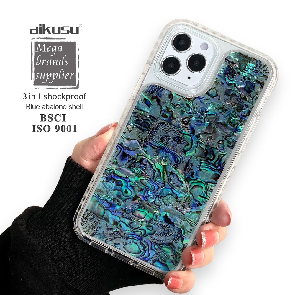 2024 Wholesale Custom Waterproof Carbon Fiber tpu pc tpe abalone shell Mobile Phone Back Covers Case For Iphone 13 12 Pro max