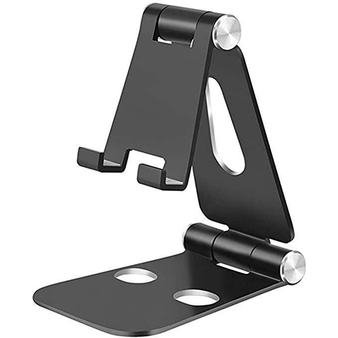 lazy hand folding mount flexible cell custom logo desktop foldable bed stand universal mobile phone case holder base for xiaomi