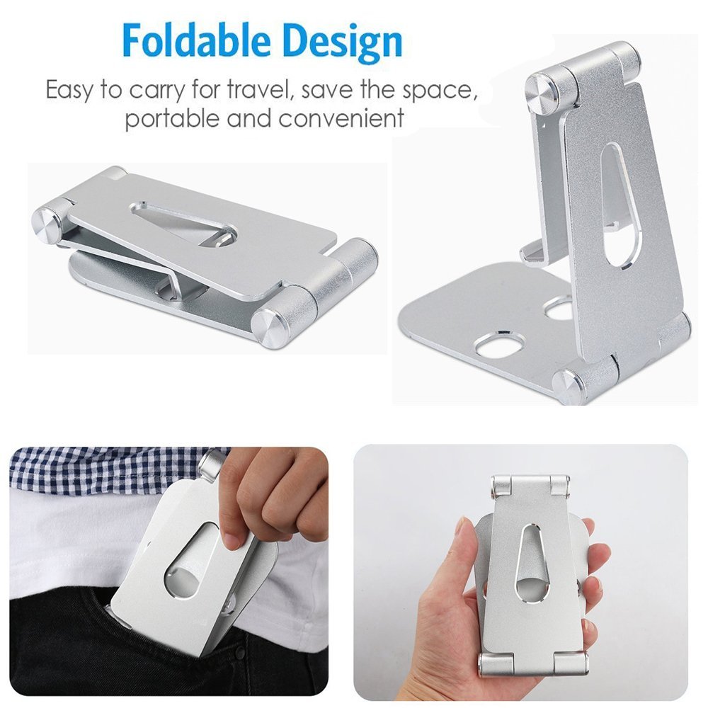 lazy hand folding mount flexible cell custom logo desktop foldable bed stand universal mobile phone case holder base for xiaomi