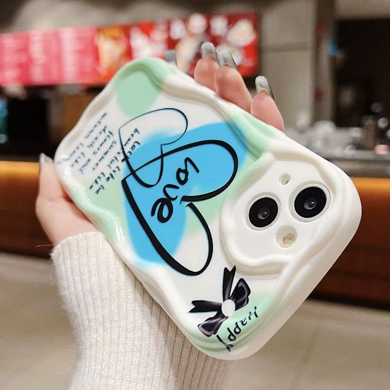 Flower Butterfly love pattern soft shockproof Mobile Phone Case For iphone 16 15 14 13 12 11 Pro Max