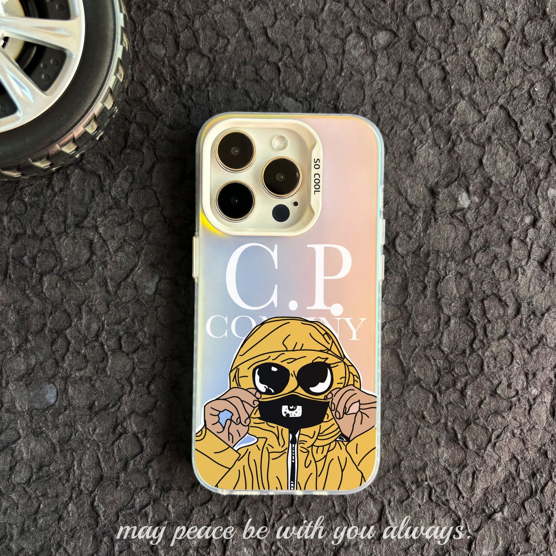 Fashion Brand Mobile Phone Case for iphone 16 Case Color Silver imd Phone Accessories FOR iphones 15 pro max CP Company Case