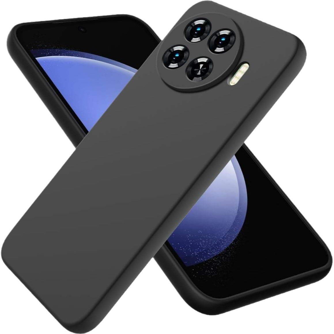 Protection Case For Tecno Camon 30 Premier Pro Pova 6 Neo Pro Camon 20 Pro Full Frosted Black Material Soft TPU Shockproof