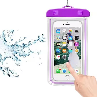 HYX 2024 Customized logo Luminous Waterproof Bag for Mobile Phone waterproof bag Portable Mobile Phone Accessories