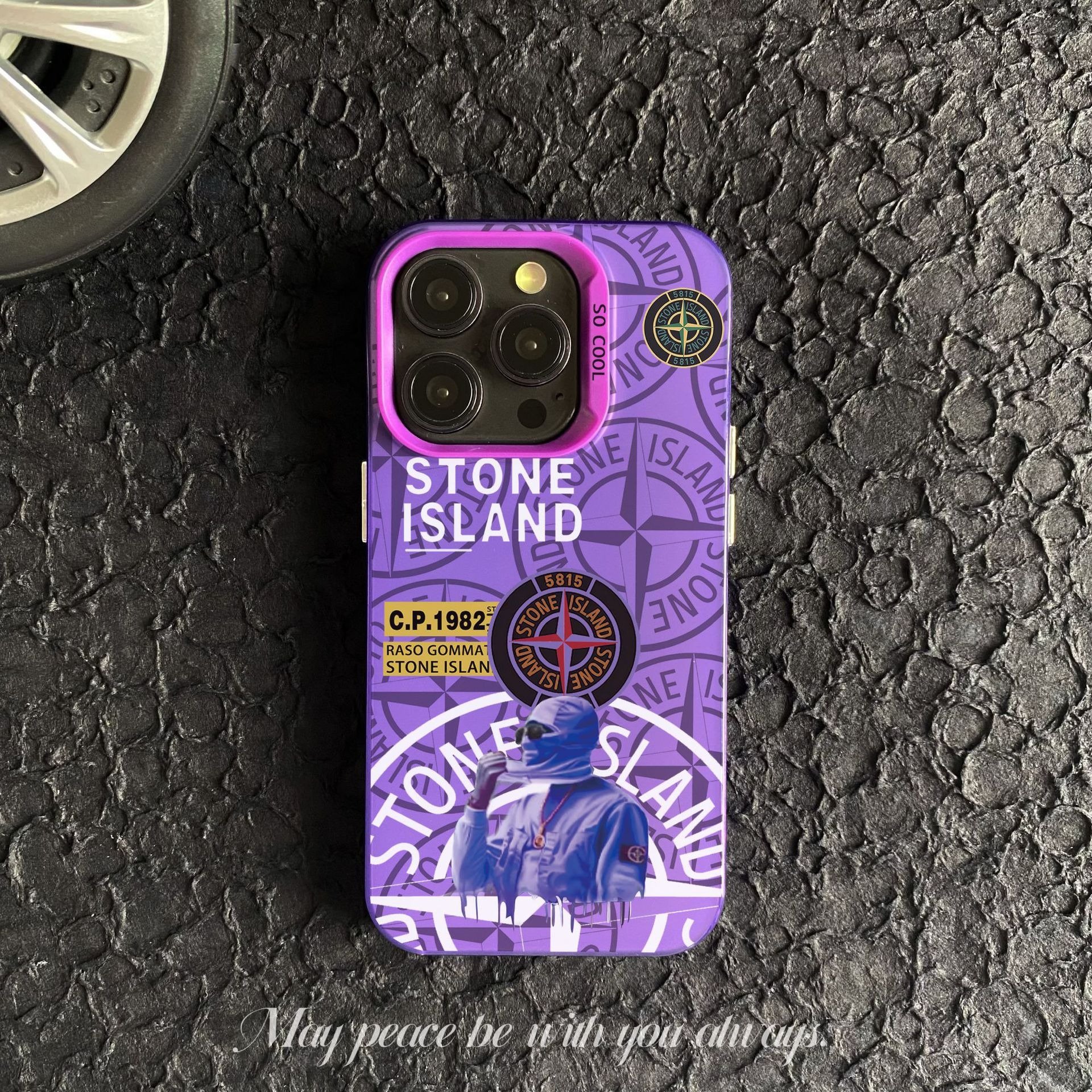 Stylish Mobile Phone Accessories For iPhone 12 13 Mini Stone Iceland IMD Personalized Trend Case