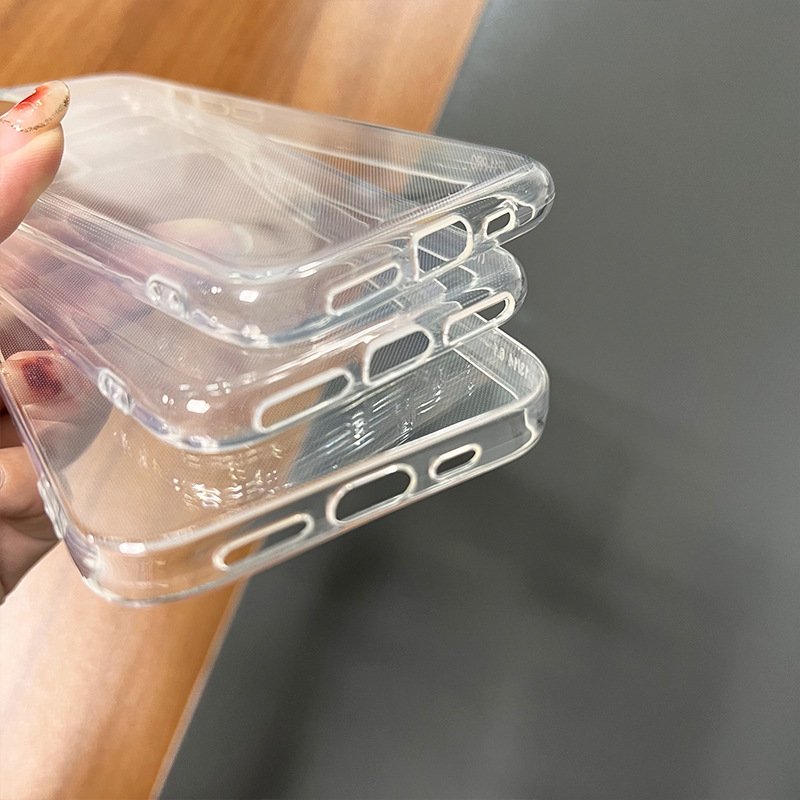 1.5mm Anti Scratch Ultra Clear Soft tpu Mobile Phone Case Cover for iphone