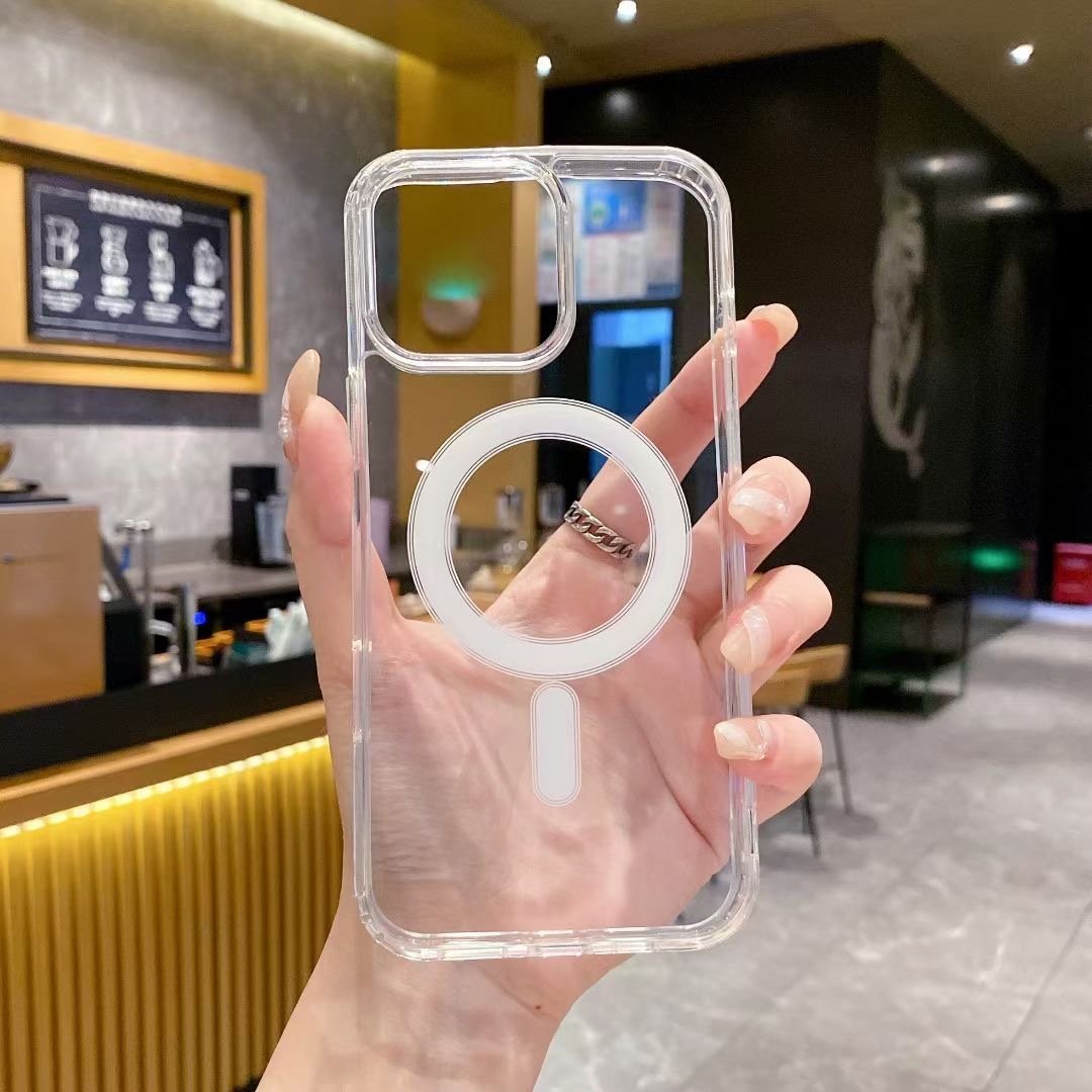 Luxury Shockproof Phone Case For iPhone 15 14 13 12 11 Pro Max Magnetic Mobile Cover Lens Camera Protection Cellphone Funda