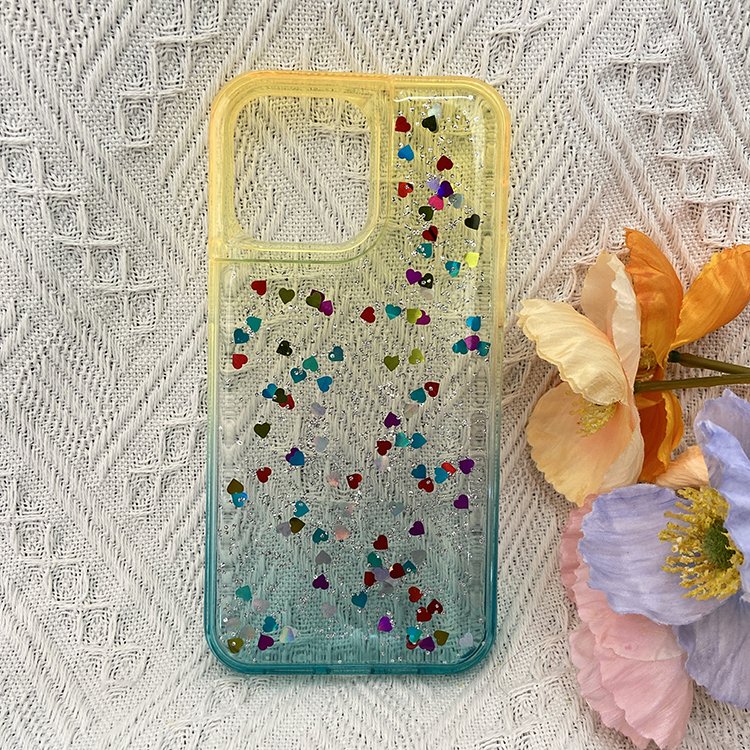 China hot sale girly tough glitter 2.5mm TPU anti slip mobile phone cases for ZTE blade a51 a52 a53 l220 v40