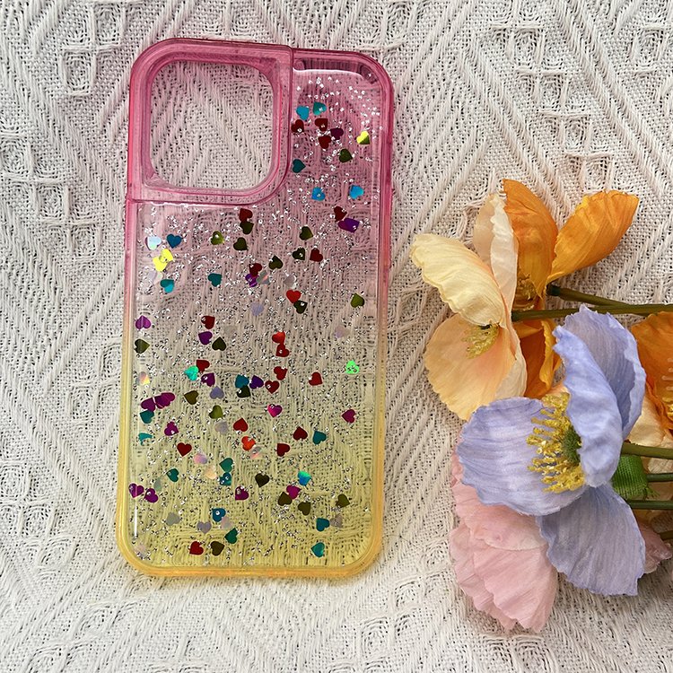 China hot sale girly tough glitter 2.5mm TPU anti slip mobile phone cases for ZTE blade a51 a52 a53 l220 v40