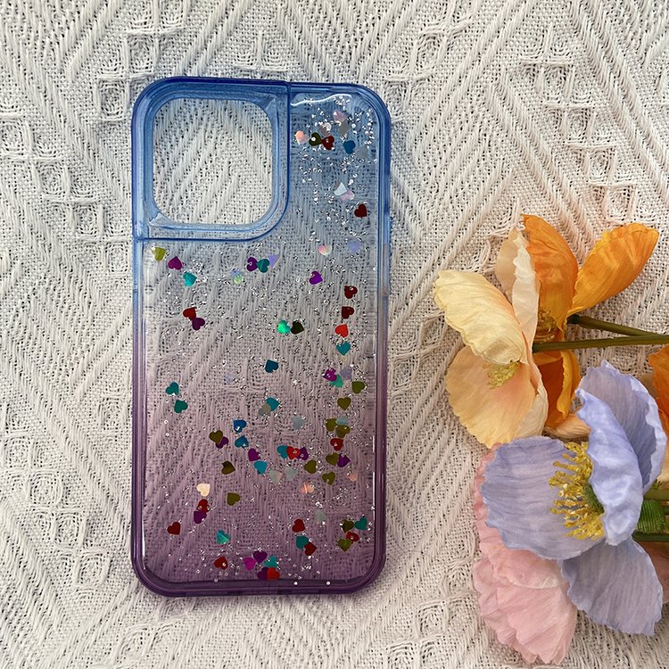China hot sale girly tough glitter 2.5mm TPU anti slip mobile phone cases for ZTE blade a51 a52 a53 l220 v40
