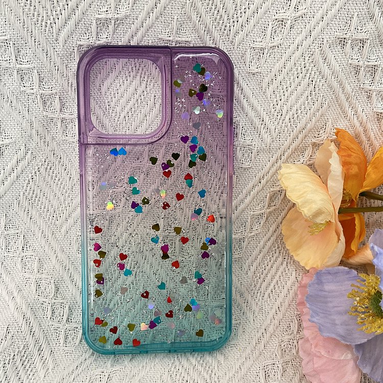 China hot sale girly tough glitter 2.5mm TPU anti slip mobile phone cases for ZTE blade a51 a52 a53 l220 v40