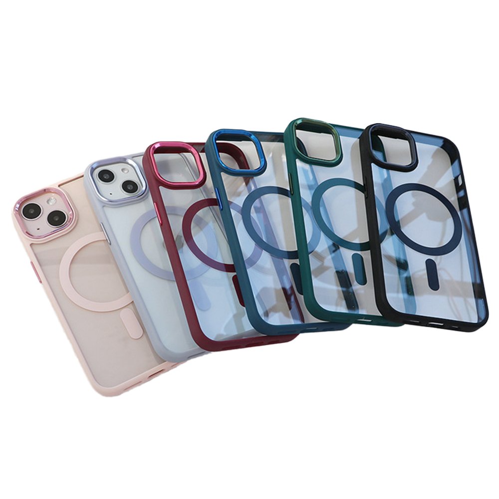 Best selling magnetic protectora mobile accessories For funda iPhone XR 11 12 13 14 15 16 pro max clear phone case PC cover