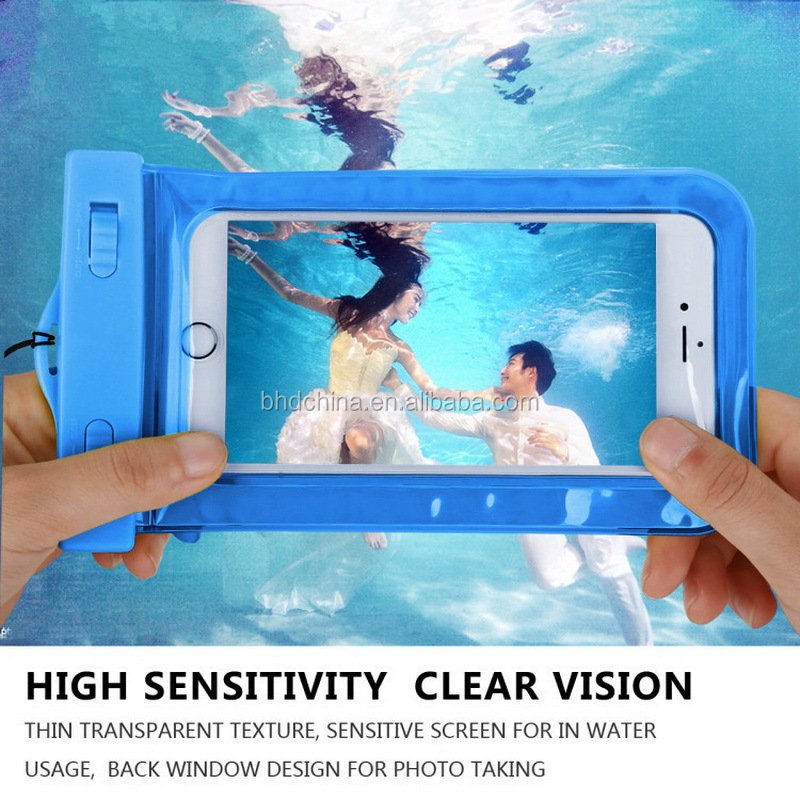 Wholesale PVC phone waterproof bag travel bag Swimming bag for phone accessories mobile