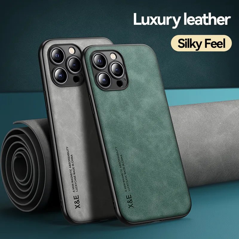 Wholesale Luxury PU Leather Sheepskin mobile phone case for iPhone 11 12 13 14 Pro Max 7 8 14 Plus XS XR Max Phone Case